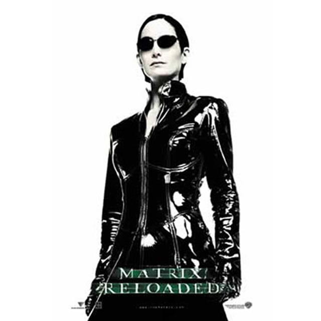 Matrix Reloaded Trinity Poster