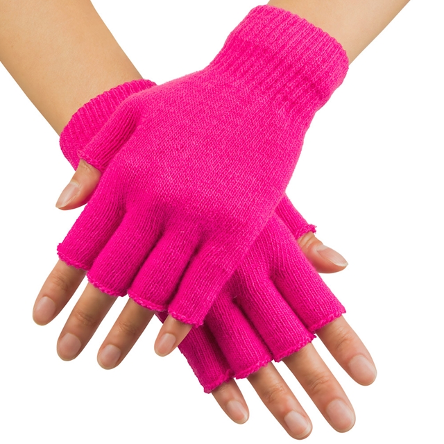 Handschuhe neonrosa