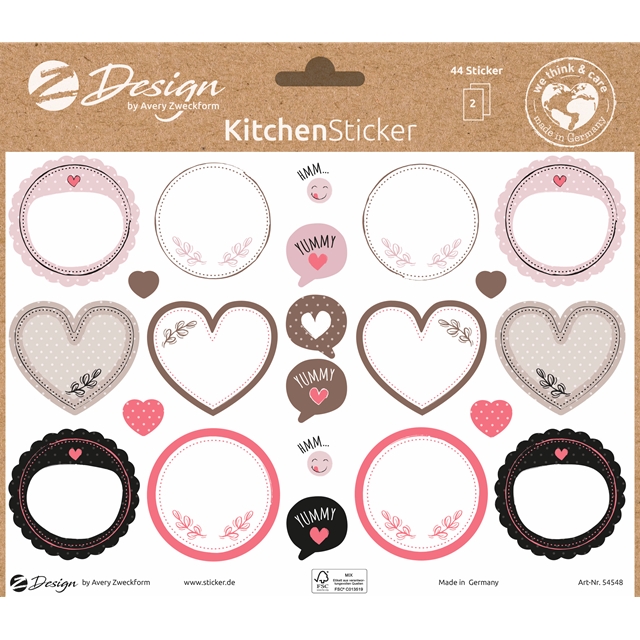 Beschriftung - Kitchen Stickers