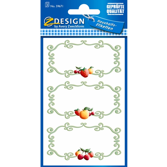 Designrahmen - Etiketten/Stickers