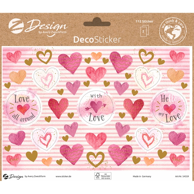 Herzen - Deco Stickers
