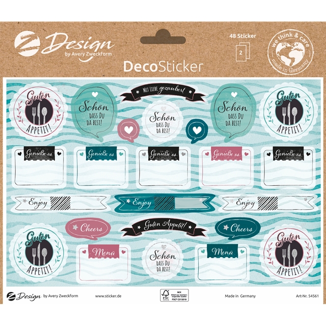 Tischdeko - Deco Stickers