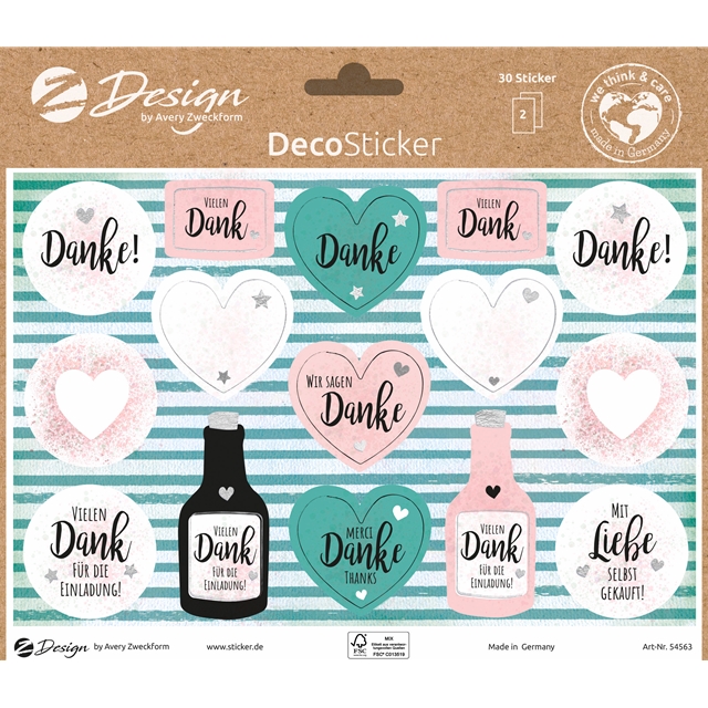 Danke - Deco Stickers