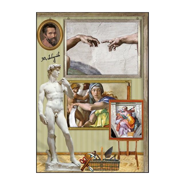 Art Card - Michelangelo Doppelkarte