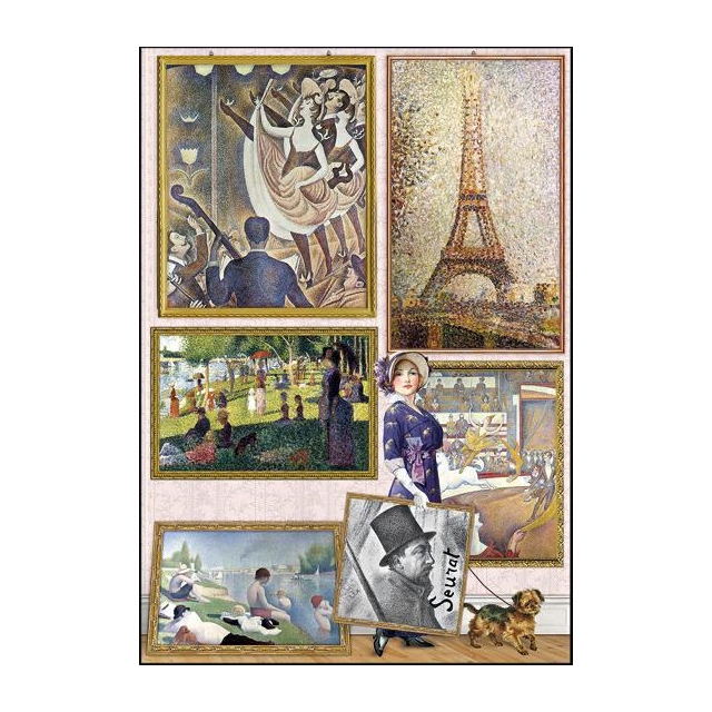Art Card - Georges Seurat Doppelkarte