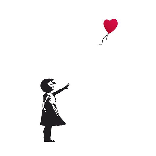 Banksy Poster Girl with Balloon