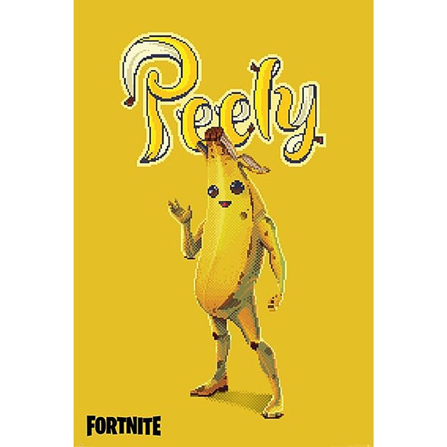 Fortnite Poster Pixel Peely