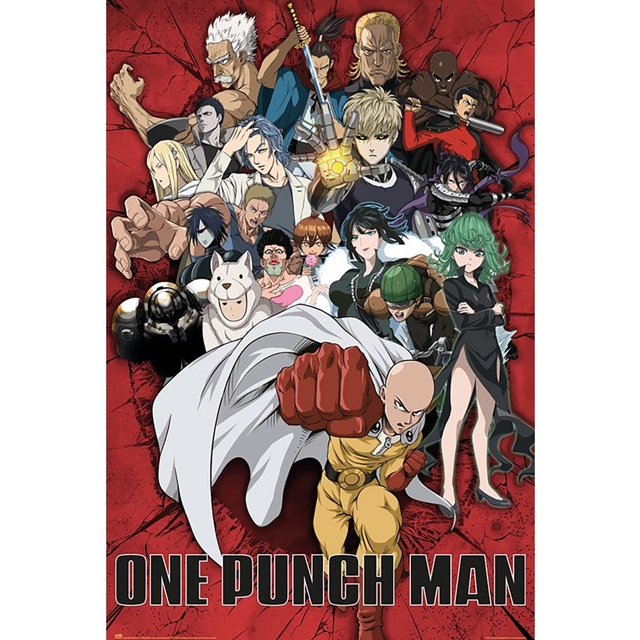 One Punch Man Poster Heroes