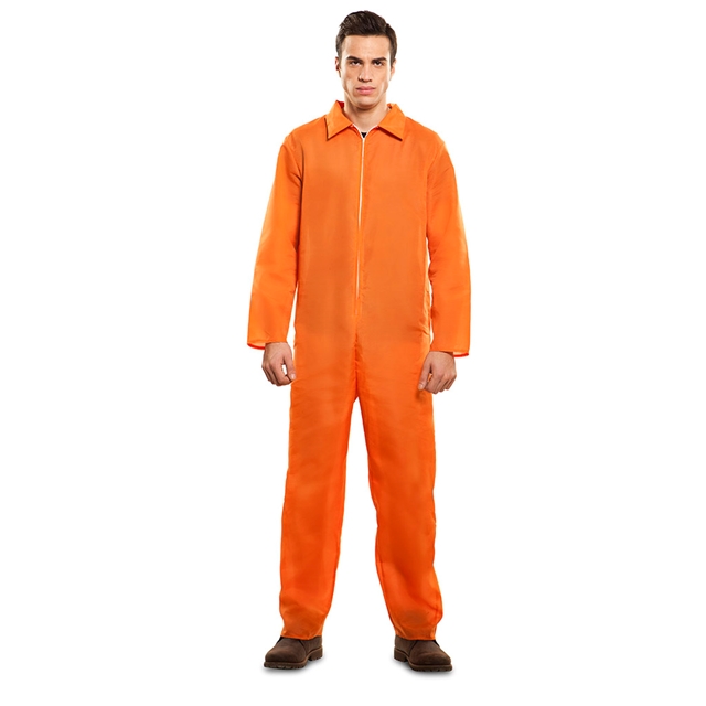 Gefangener Sträfling orange Kostüm