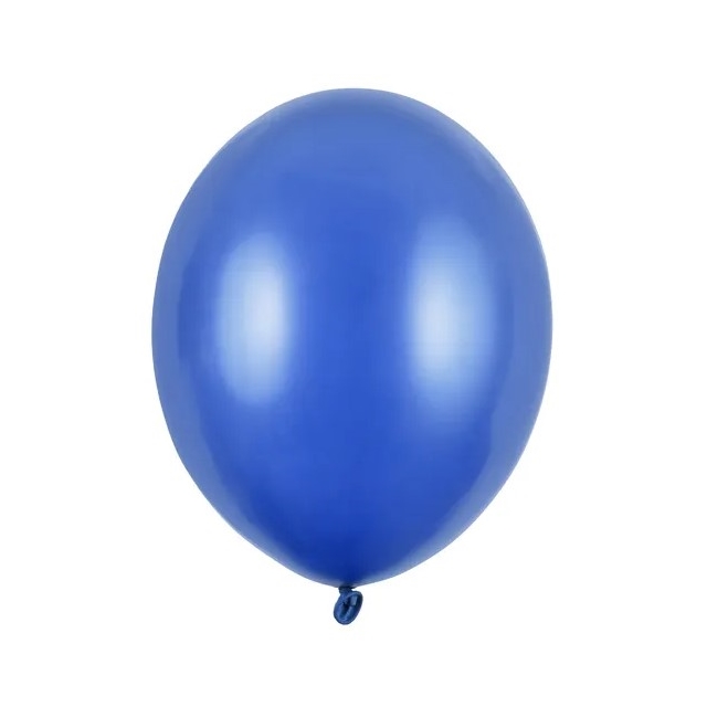 Ballone metallic blau 10 Stück