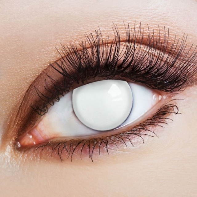 Kontaktlinse Weisse Runde Augen Tageslinsen
