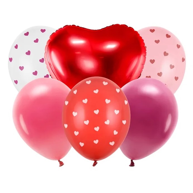 Luftballon-Set Be mine Valentine