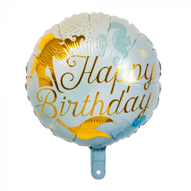 Meerjungfrau Birthday Folienballon