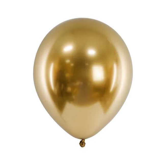 Glossy gold 30cm Ballon
