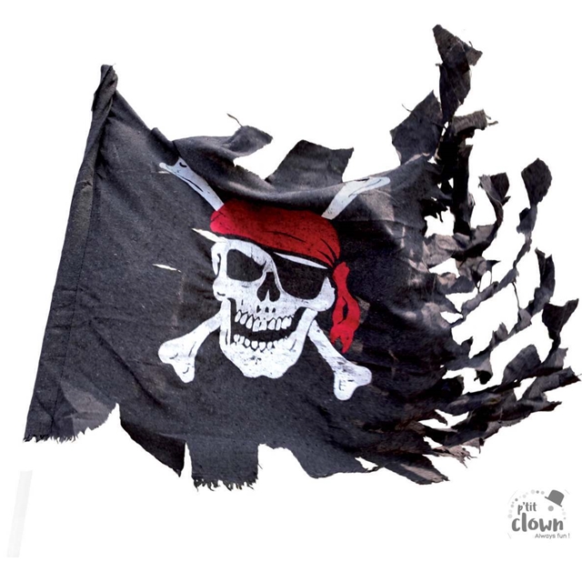Piraten-Flagge zerrissen 70x100m cm