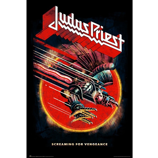 Judas Priest Poster Screaming of Vengeance
