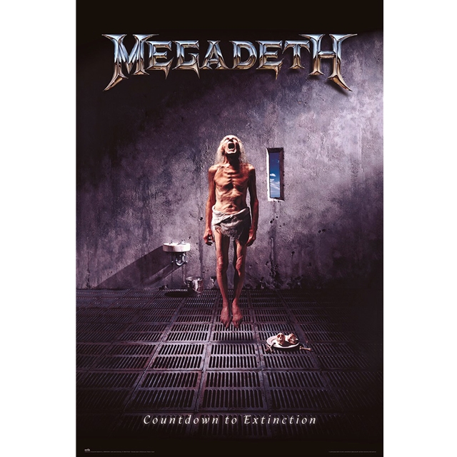 Megadeth Countdown to Extinction Poster