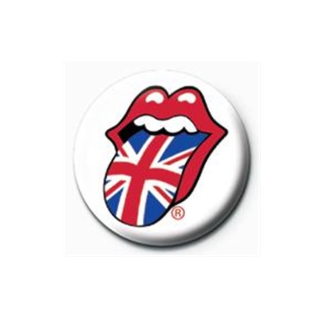 The Rolling Stones (Lips Union Jack) Button 25 mm