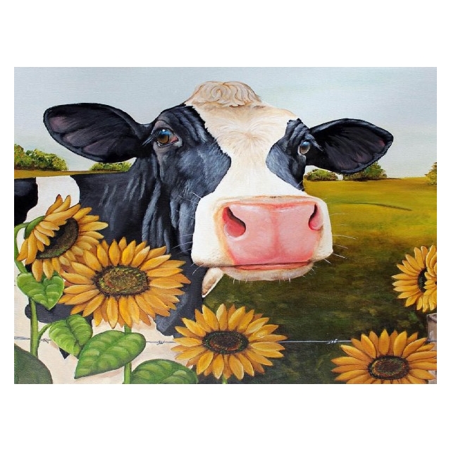 Diamond Painting Cow 40x30  cm