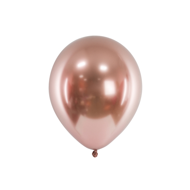 Glossy roségold 30cm Ballon