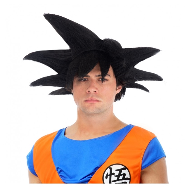Goku Saiyan schwarz Perücke