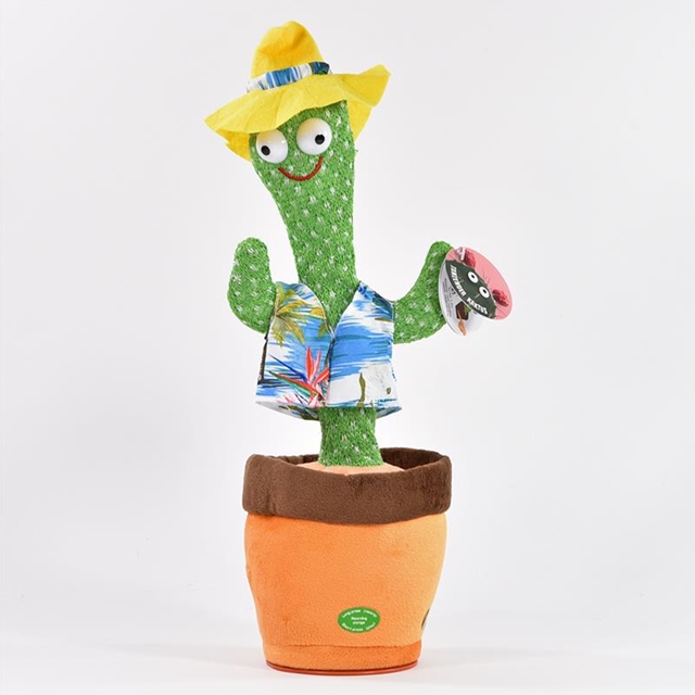 Tanzender Kaktus mit Sound & LED, HIT!