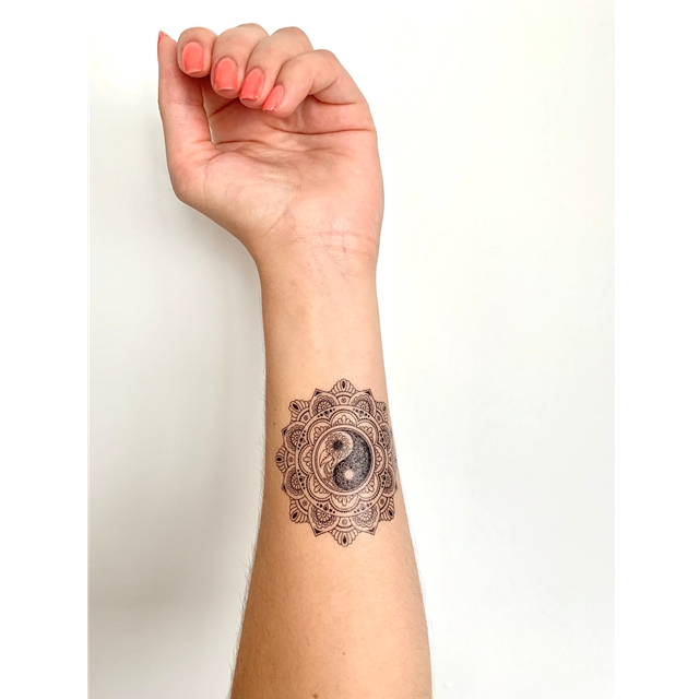 Mandala Yin Yang Tattoo
