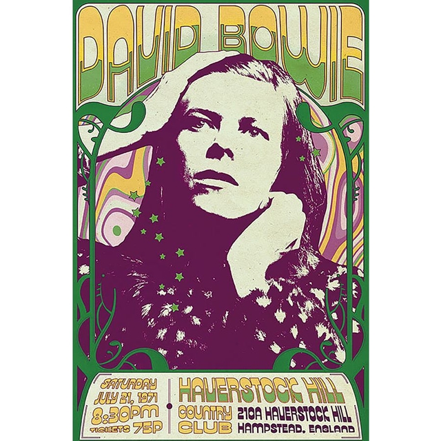 David Bowie Poster Haverstock Hill