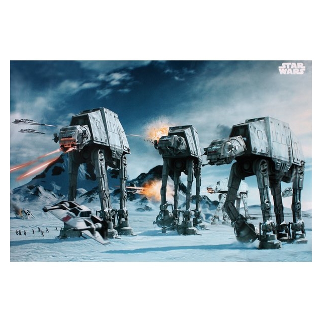 Star Wars Poster AT-AT Fighter