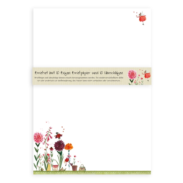 Blumenparadies Briefset