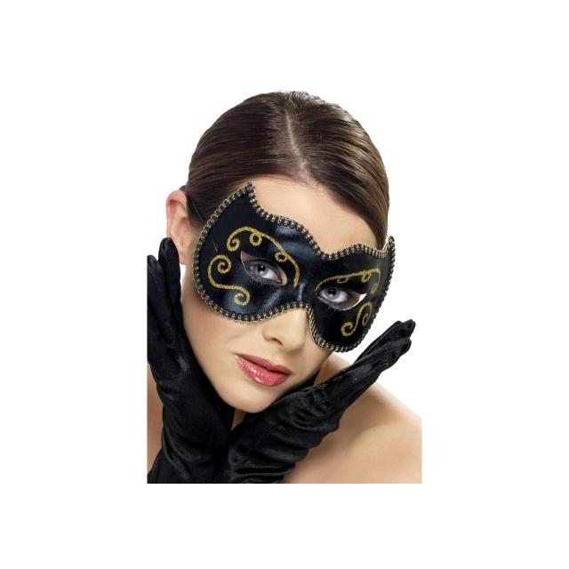 Persian schwarz/gold Augenmaske