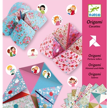 Origami Himmel und Hölle Blumen