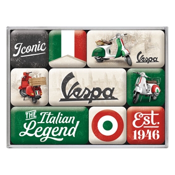 Vespa - The Italian Legend Magnetset