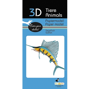 3D Papiermodell Segelfisch