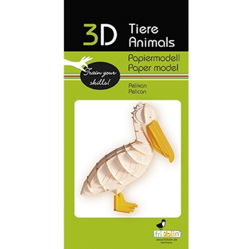 3D Papiermodell Pelikan
