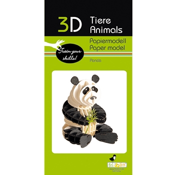 3D Papiermodell Panda